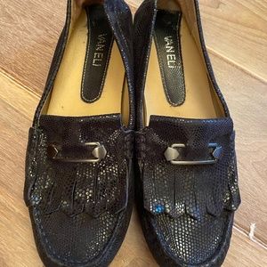 Vaneli loafers black size 8